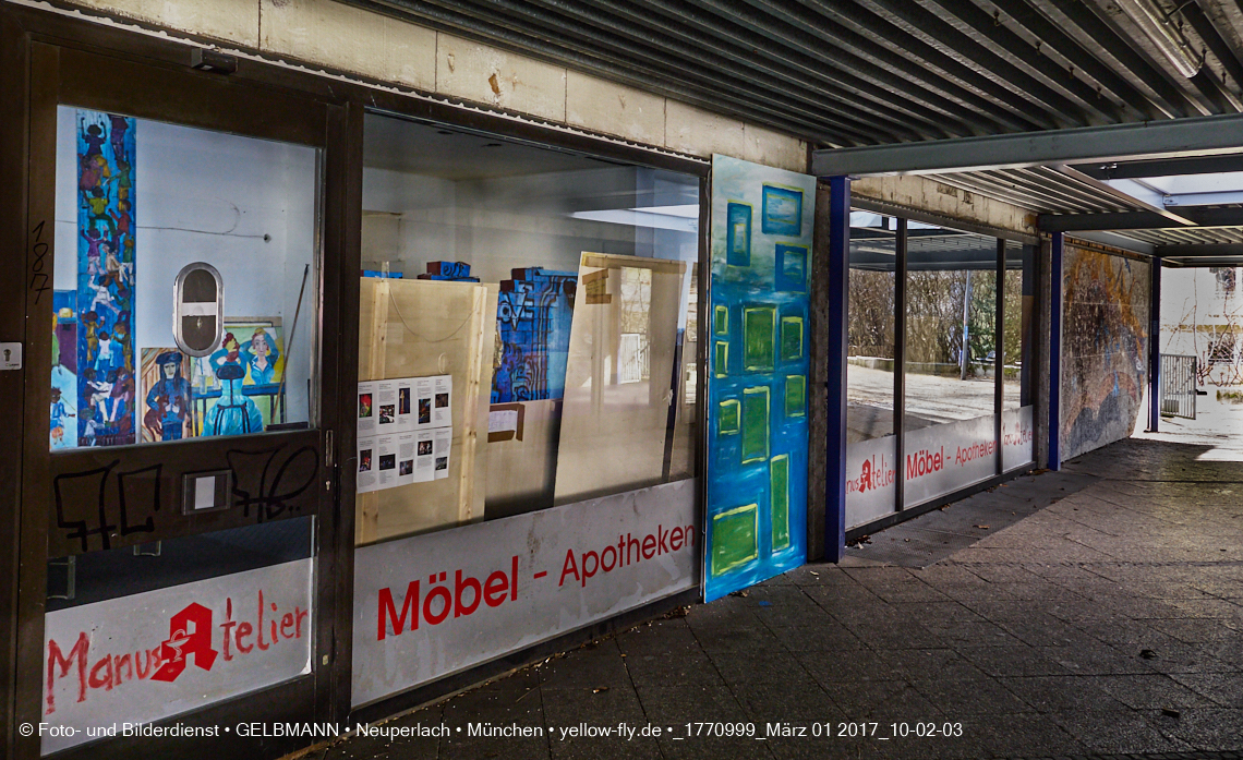 01.03.2017 - die Abrissbaustelle Quiddezentrum in Neuperlach